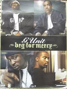 G UNIT 2003 50 CENT LLOYD BANKS Betteln um Gnade Promo Poster Neu alter Lagerbestand - Bild 1 von 2