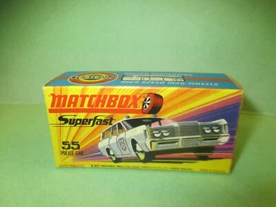 Matchbox #55 Mercury  Police Car Wagon MIB - Image 1 of 4