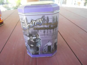 Milton S. Hershey Building a Legacy Purple Tin Canister Series #3 1996 - Picture 1 of 4