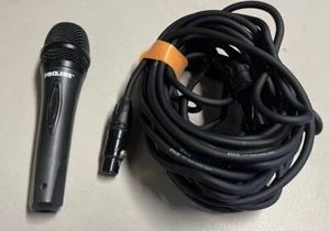 PROLINE 3 PIN VOCAL MICROPHONE ON & OFF SWITCH w/ Lyx Pro Quad Series Cable - Picture 1 of 10