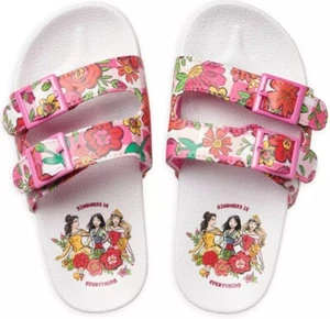 Nuevos zapatos deslizantes de vacaciones Disney Store para niños - Princesa Disney - Reino Unido 7-8 EU 24-26 - Imagen 1 de 7
