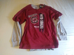 South Carolina Gamecocks layered shirt youth size L 14/16 - Picture 1 of 5