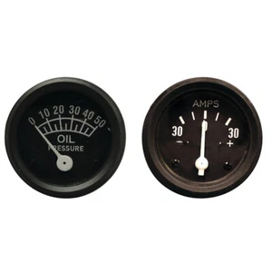 9N9273A A0NN10670A 61063 66887 Oil Pressure Ammeter Gauge Set Fits Ford 9N 2N 8N - Picture 1 of 7