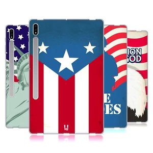 HEAD CASE DESIGNS AMERICAN PRIDE USA SOFT GEL CASE FOR SAMSUNG TABLETS 1 - Picture 1 of 11