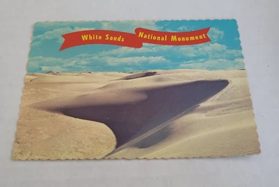 New Mexico White Sands National Monument Vintage Postcard 1970's Alamogordo NM - Image 1 of 4