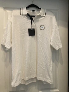 Ashworth neu mit Etikett Golf Poloshirt Medium weiß Woodlands Golf Classic 2001 - Bild 1 von 5