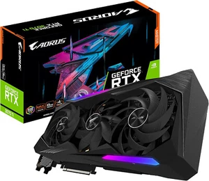 NEW GIGABYTE RTX 3070 Ti 8GB GDDR6X GPU NON-LHR AORUS MASTER Sealed Graphic Card - Picture 1 of 24