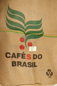 Brazilian Hessian Coffee Sack 031 Previously Held Green Beans Many Uses 031 - Picture 1 of 3