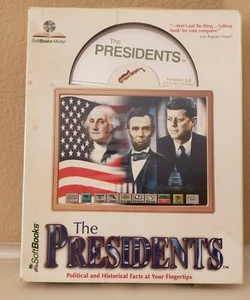 NEW! VINTAGE CD-ROM -THE PRESIDENTS POLITICAL & HISTORICAL FACTS-SOFTBOOKS NIP - Picture 1 of 7
