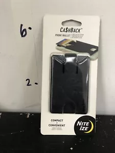Nite ize CBPW-01-R7 CashBack Phone Wallet, Black - Picture 1 of 3