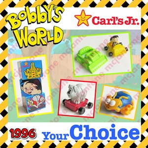 Carl's Jr. 1996 Bobby's World Bobby Howie Mandel dibujos animados TU ELECCIÓN juguete - Imagen 1 de 20