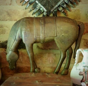 Antike Bronze Orientalische Tang Ästhetische Pferdefigur, literarische/künstlerische Provenienz - Bild 1 von 20