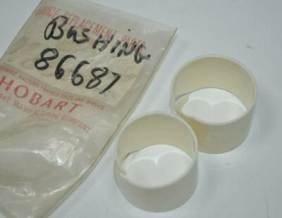 Lot of 2 Hobart Nyliner Bushing Part# 86687  New Old Stock Vintage Part - Image 1 of 2