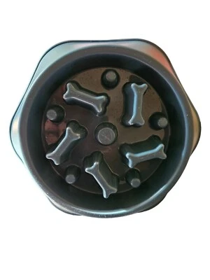 Rompecabezas de alimentación lenta anti-trago interactivo para perros pequeños/medianos - azul Foto 1 de 2