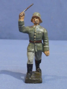 Original WWII Era German Toy Soldier Marching Band Leader, LINEOL Maker - Picture 1 of 6