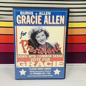 Burns & Allen: Gracie Allen for President! (CD, 2008, 7-Disc Set) 14 Episodes - Picture 1 of 2
