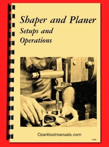 How to Run, Use, Trim and Setup a Metal Shaper or Planer Book Manual 1454 - Picture 1 of 11