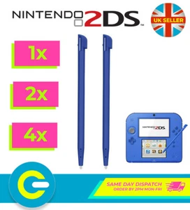 Blaue Kunststoff-Stylus-Stifte für Nintendo 2DS (ALTE FLACHE VERSION) - Bild 1 von 5
