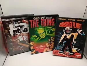 3 Horror Hits Classics, Shaun Of The Dead, The Thing, Forbidden Planet - Picture 1 of 4