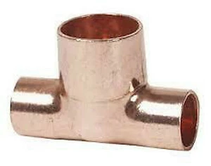 42mm x42mm X15mm End Feed Reduced Tee (42x42x15 Reduced Tee EndFeed) - Picture 1 of 1