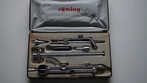 Präzisionszirkel-Set, Reisszeug rOtring 6-teilig hochglanzverchromt N° 3b - Bild 1 von 3