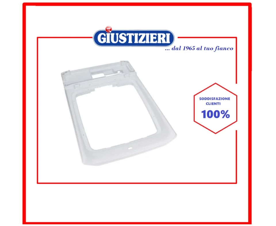 43007420  PASSAMANO TELAIO PER LAVATRICE CARICA DALL'ALTO CANDY HOOVER ZEROWATT - Immagine 1 di 1