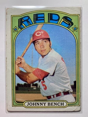 1972 Topps Johnny Bench Cincinnati Reds #433 - Image 1 of 4