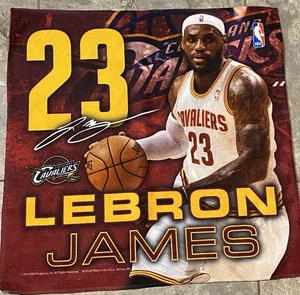 2014 Lebron James, #23 NBA Cleveland Cavaliers WinCraft 16x16" Poly Sporthandtuch - Bild 1 von 5