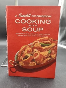 Vintage A Campbell Cookbook Cooking With Soup Recipes Ring Bound 1970 1110-25 - Bild 1 von 5