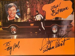 Adam West signed Autogramm Batman 66 Foto mit COA The Caped Crusader - Bild 1 von 4