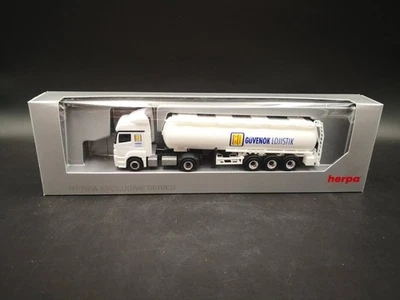 Herpa MB Axor Güvenok Lojistik Türkei Tankwagen Sattelzug *Vi1001-2-3000 - Bild 1 von 4