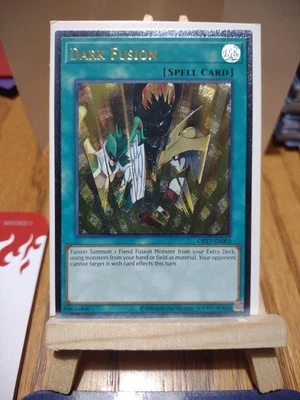 Yu-Gi-Oh Card Dark Fusion Ultimate Rare OP27-EN003 Collectable Trading Card Game - Image 1 of 4