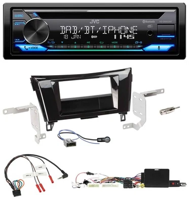 JVC Bluetooth Lenkrad USB DAB CD Autoradio für Nissan Qashqai 19-21 X-Trail Kame - Bild 1 von 4