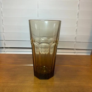 6 Threshold Amber Tremont 16oz Double Old Fashoned DOF facettierte Gläser Becher - Bild 1 von 6