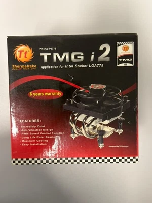 Thermaltake TMG i2 CPU Kühler LGA775 | Neu & OVP | Leise, PWM, Top Qualität 💎 - Image 1 of 4