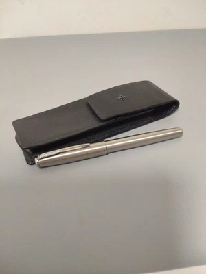 Vintage Parker Füllfederhalter Sonnet im Echt Leder Etui Made in France  - Bild 1 von 4