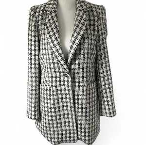 Rachel Zoe black & white coat, size XS - Picture 1 of 5