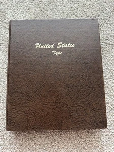 Dansco United States US Type Collection 7070 5 Pg. Coin Album w/ RARE Gold Page - Picture 1 of 15