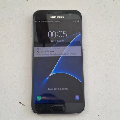 Samsung Galaxy S7 Black 32GB 5.1" 12MP 4GB Android Smartphone - Image 1 of 4