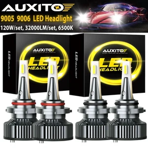 9005 9006 LED Headlight Bulbs Conversion Kit High Low Beam Bright 6500K White Y3 - Picture 1 of 16