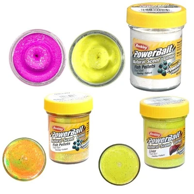 Berkley Powerbait Troutbait Special Offer Paket 8 - 5 Gläser Gemischt Forellente - Bild 1 von 4