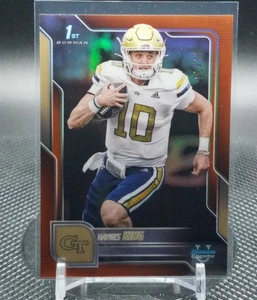 2025 Bowman Chrome University Haynes King Orange /25 Georgia Tech - Bild 1 von 2