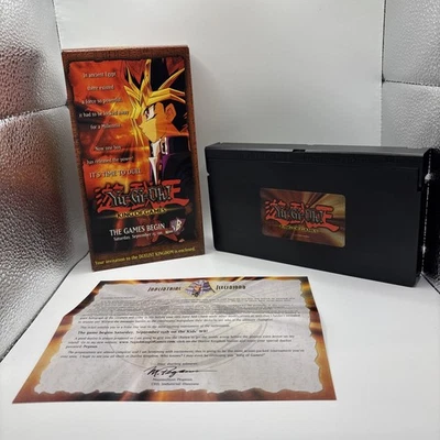 Sealed Yu-Gi-Oh VHS King of Games Invitation Duelist Kingdom Vintage 96’ - Image 1 of 4