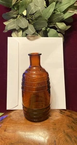 Chapin & Gore Amber Barrel Shaped Bourbon Whiskey Bottle great condition! - Picture 1 of 10