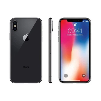 Apple iPhone X A1901 - 256 GB - Space Gray (GSM Unlocked)(AT&T)(T-Mobile) - Image 1 of 4
