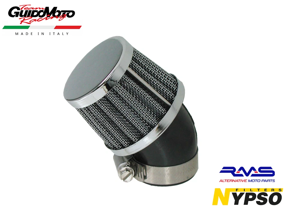 FILTRO ARIA RACING METALLICO INCLINATO 45° Ø 35 CARBURATORE PHBG 100601060 - Immagine 1 di 1