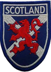 Schottland roter Löwe gestickter Aufnäher - LETZTE PAAR - Bild 1 von 4