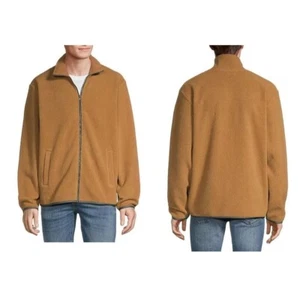 Arizona Jean Co. Men’s Fleece Sherpa Jacket, English Brown, XL - Picture 1 of 10