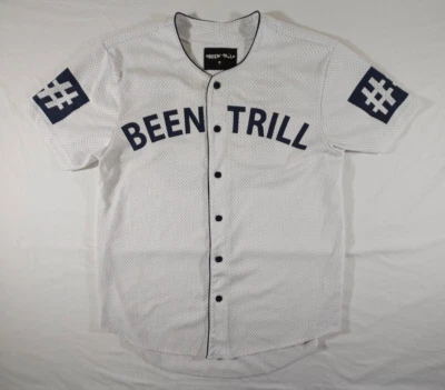 BEEN TRILL Clothing Hip Hop Street Wear Baseball Jersey #13 Mens Size Medium - Image 1 of 4
