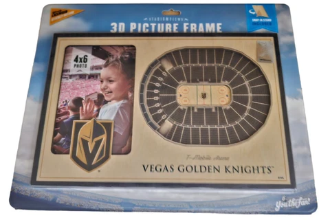 VEGAS GOLDEN KNIGHTS  STADIUM  3D PICTURE  FRAME GREAT FOR  YOUR  SCC PHOTO New Cover